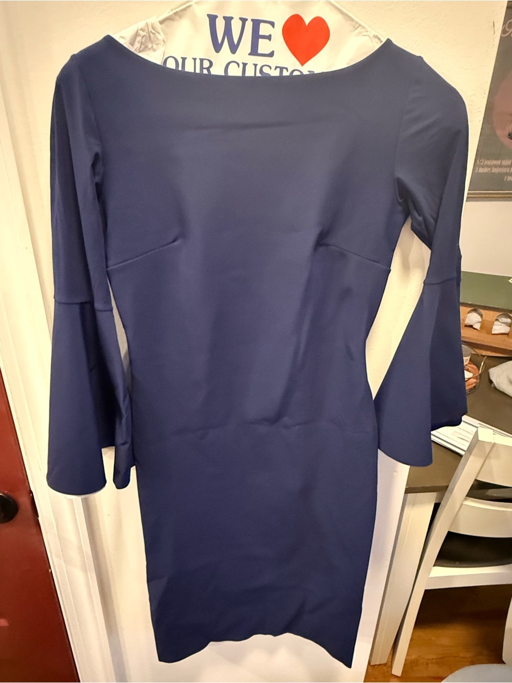 Chiara Boni La Petite Robe Women's Natalia Bell-Sleeve Dress - size 8 / Italy 44